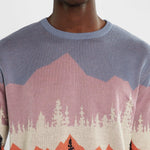 Jersey Mora Landscape Multi Color - ECRU