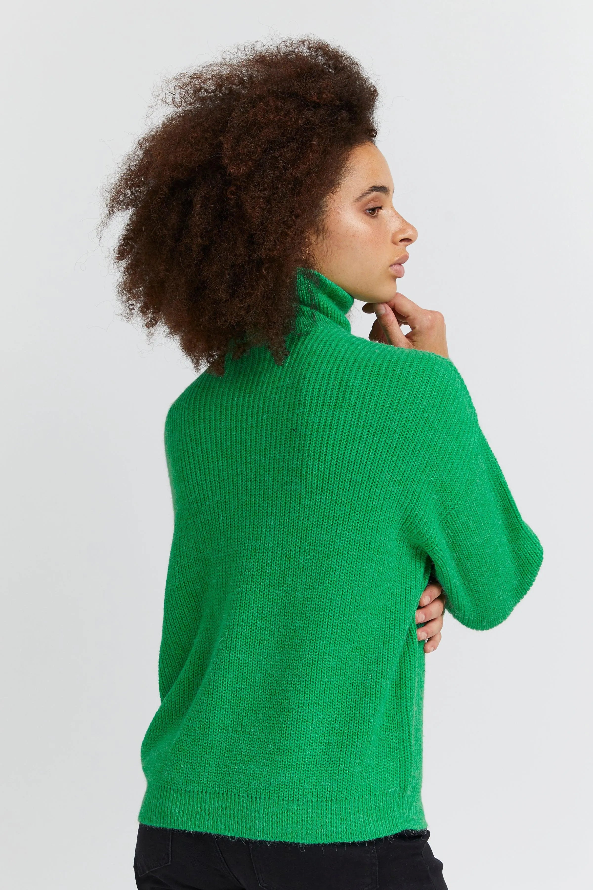 Jersey Novo LS4 Kelly Green - ECRU