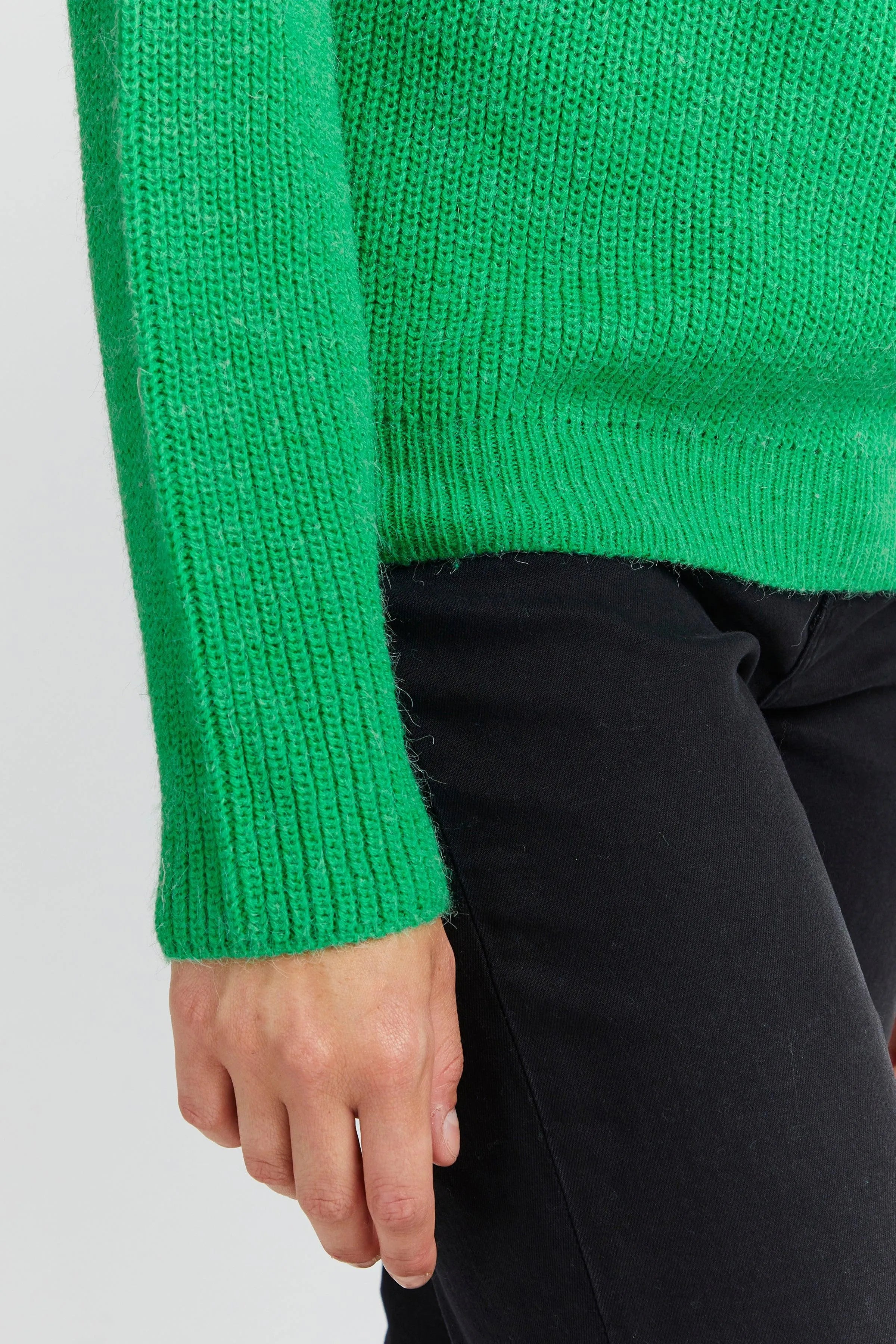 Jersey Novo LS4 Kelly Green - ECRU