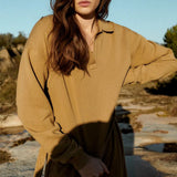 Jersey Optimism Olive Khaki - ECRU