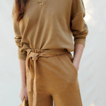 Jersey Optimism Olive Khaki - ECRU