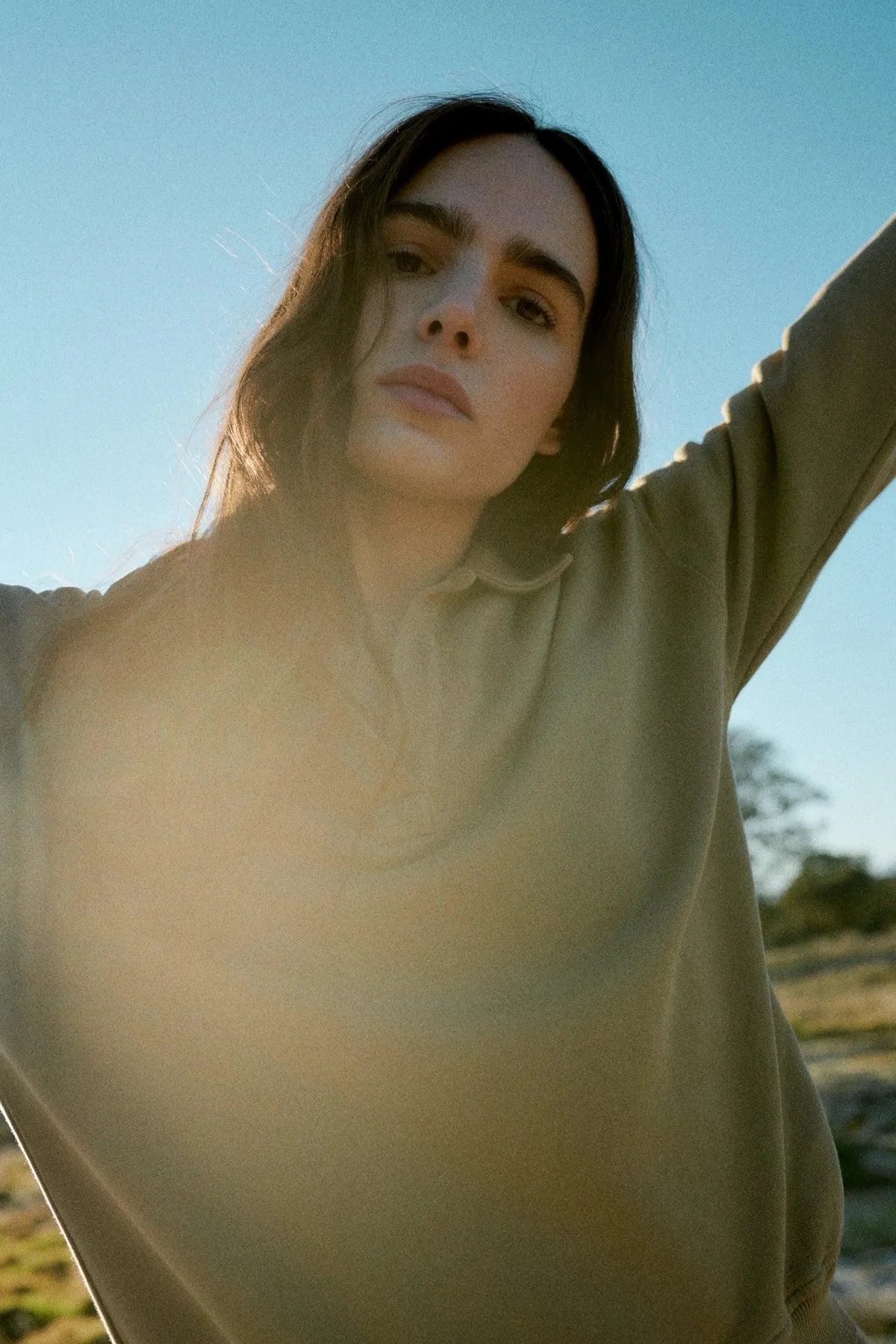 Jersey Optimism Olive Khaki - ECRU