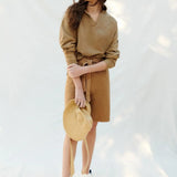 Jersey Optimism Olive Khaki - ECRU