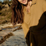 Jersey Optimism Olive Khaki - ECRU