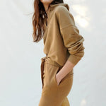 Jersey Optimism Olive Khaki - ECRU