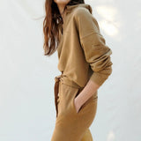 Jersey Optimism Olive Khaki - ECRU