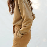 Jersey Optimism Olive Khaki - ECRU