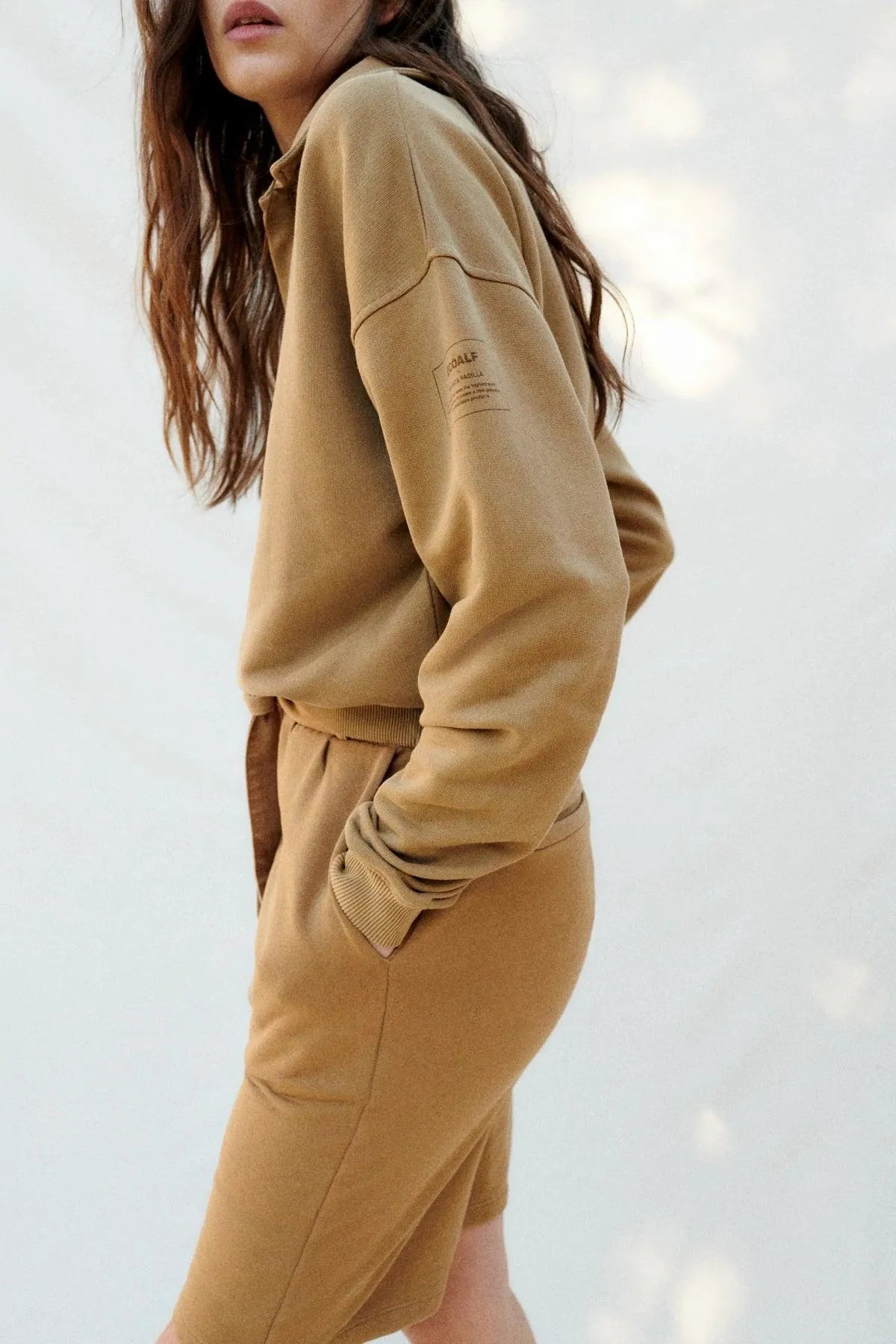 Jersey Optimism Olive Khaki - ECRU