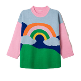 Jersey oversize arcoiris - ECRU