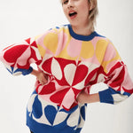 Jersey oversize picas - ECRU