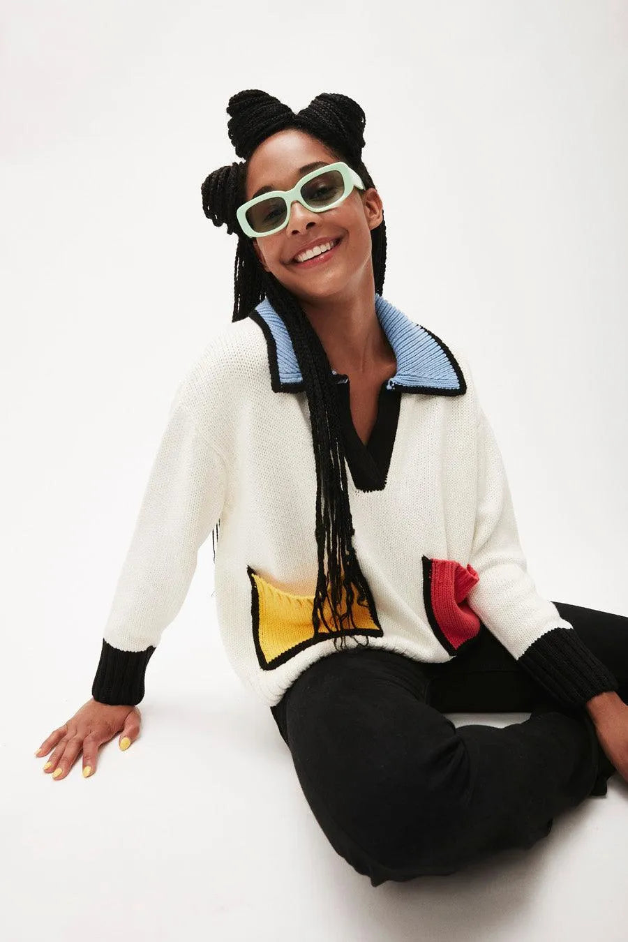 Jersey punto grueso - ECRU