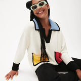 Jersey punto grueso - ECRU