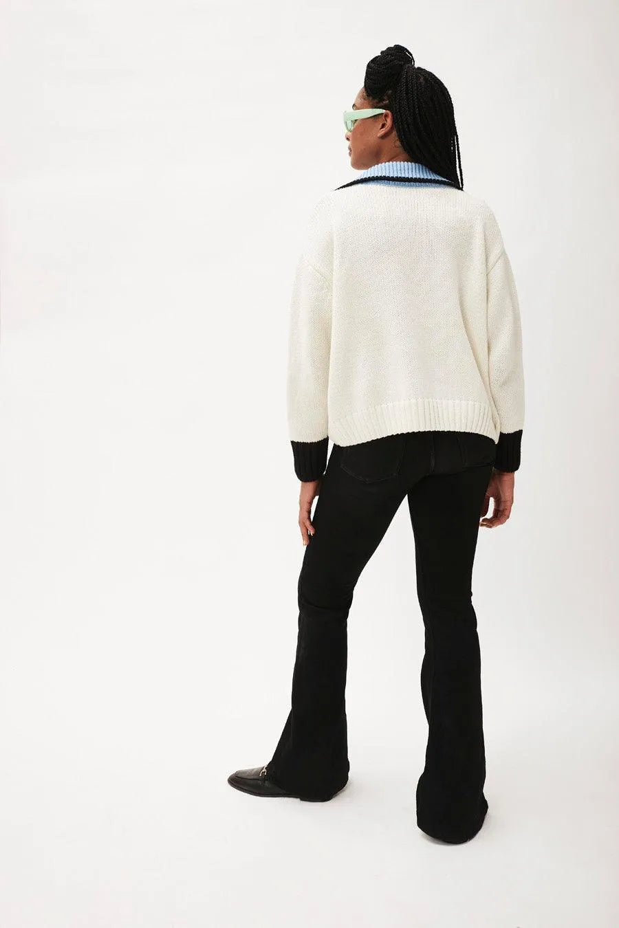 Jersey punto grueso - ECRU