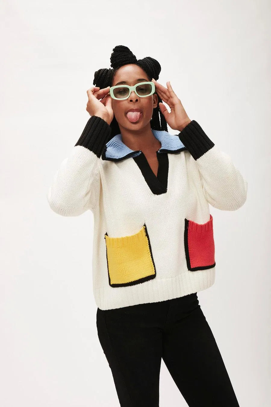 Jersey punto grueso - ECRU