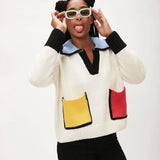 Jersey punto grueso - ECRU