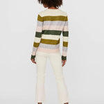 JERSEY PUNTO RAYAS - ECRU