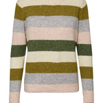 JERSEY PUNTO RAYAS - ECRU