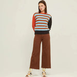 Jersey Rayas Skiny - ECRU