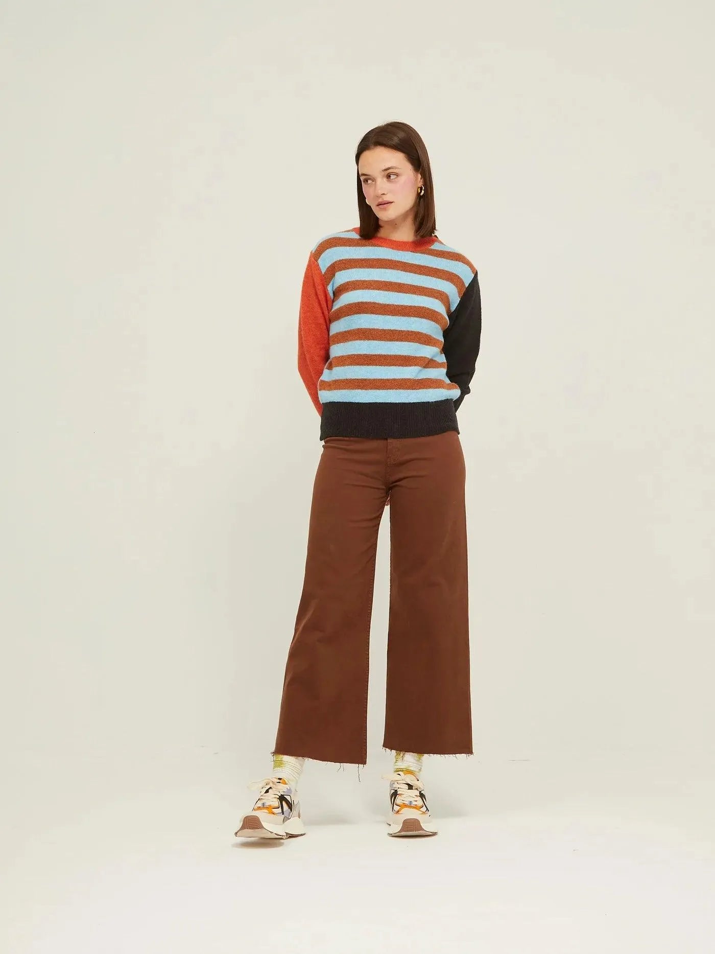 Jersey Rayas Skiny - ECRU