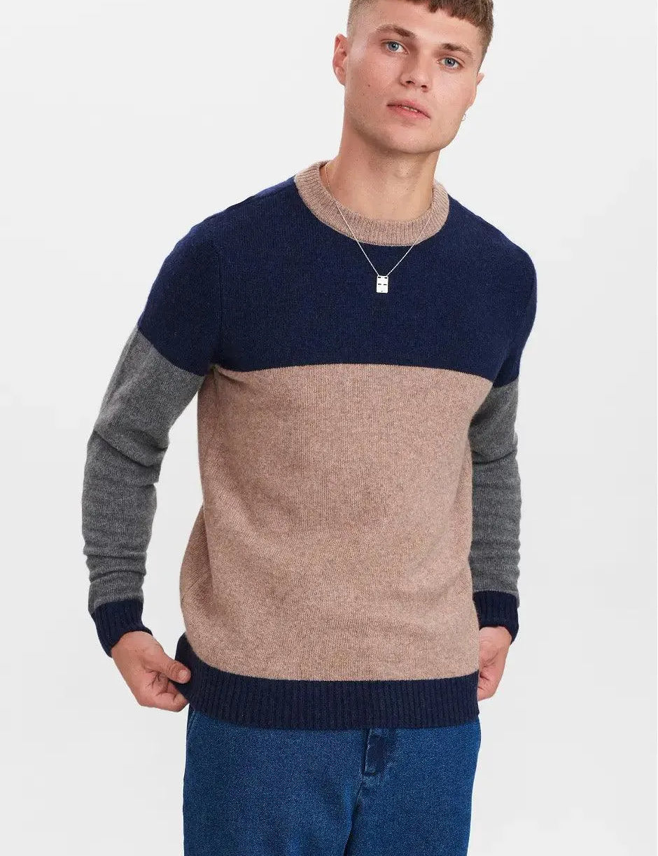 Jersey Rico Lambswool Block - ECRU