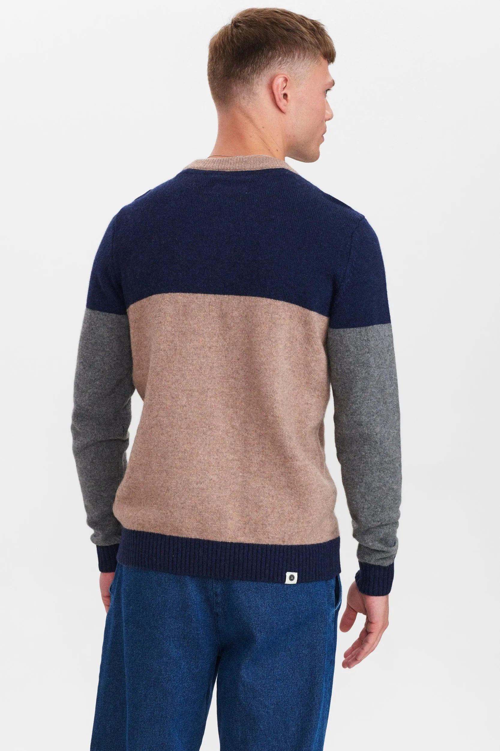 Jersey Rico Lambswool Block - ECRU