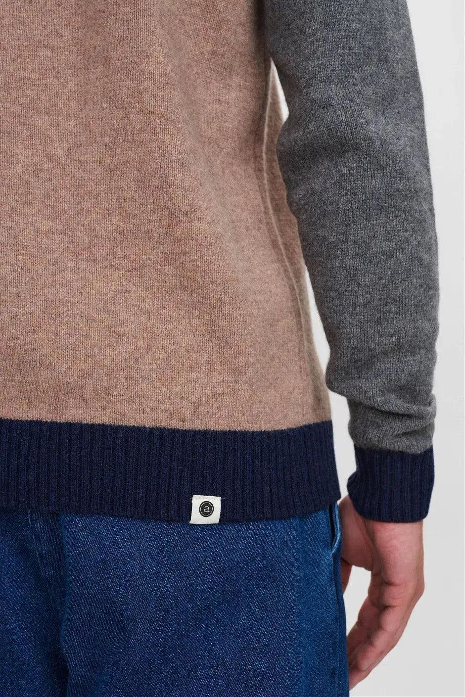 Jersey Rico Lambswool Block - ECRU