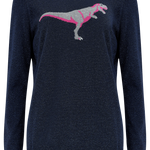 Jersey Rita Navy, Sparkle T-Rex - ECRU