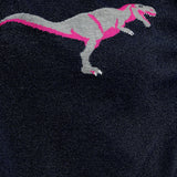 Jersey Rita Navy, Sparkle T-Rex - ECRU