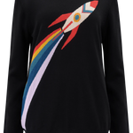 Jersey Rita Negro Retro Rocket - ECRU
