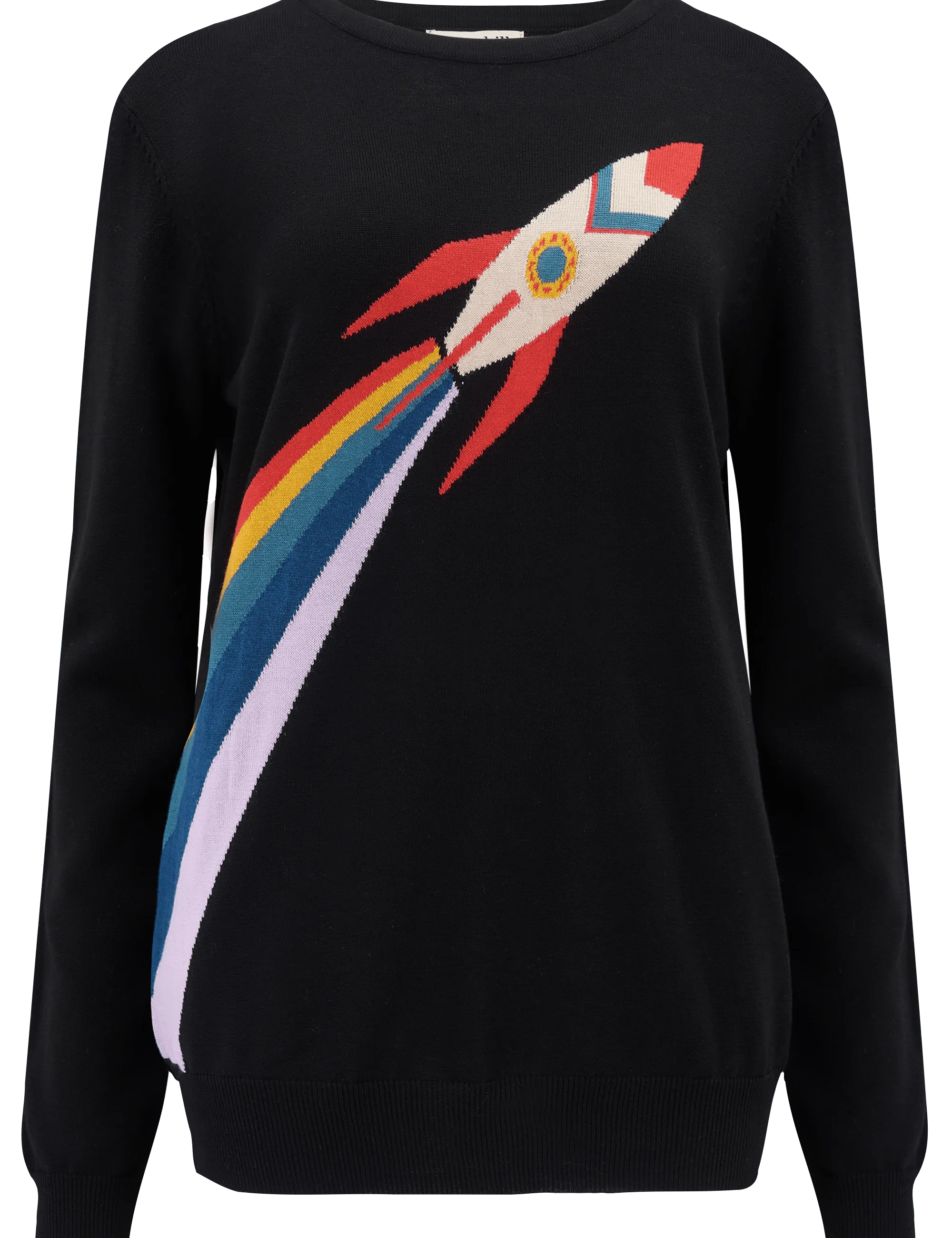 Jersey Rita Negro Retro Rocket - ECRU