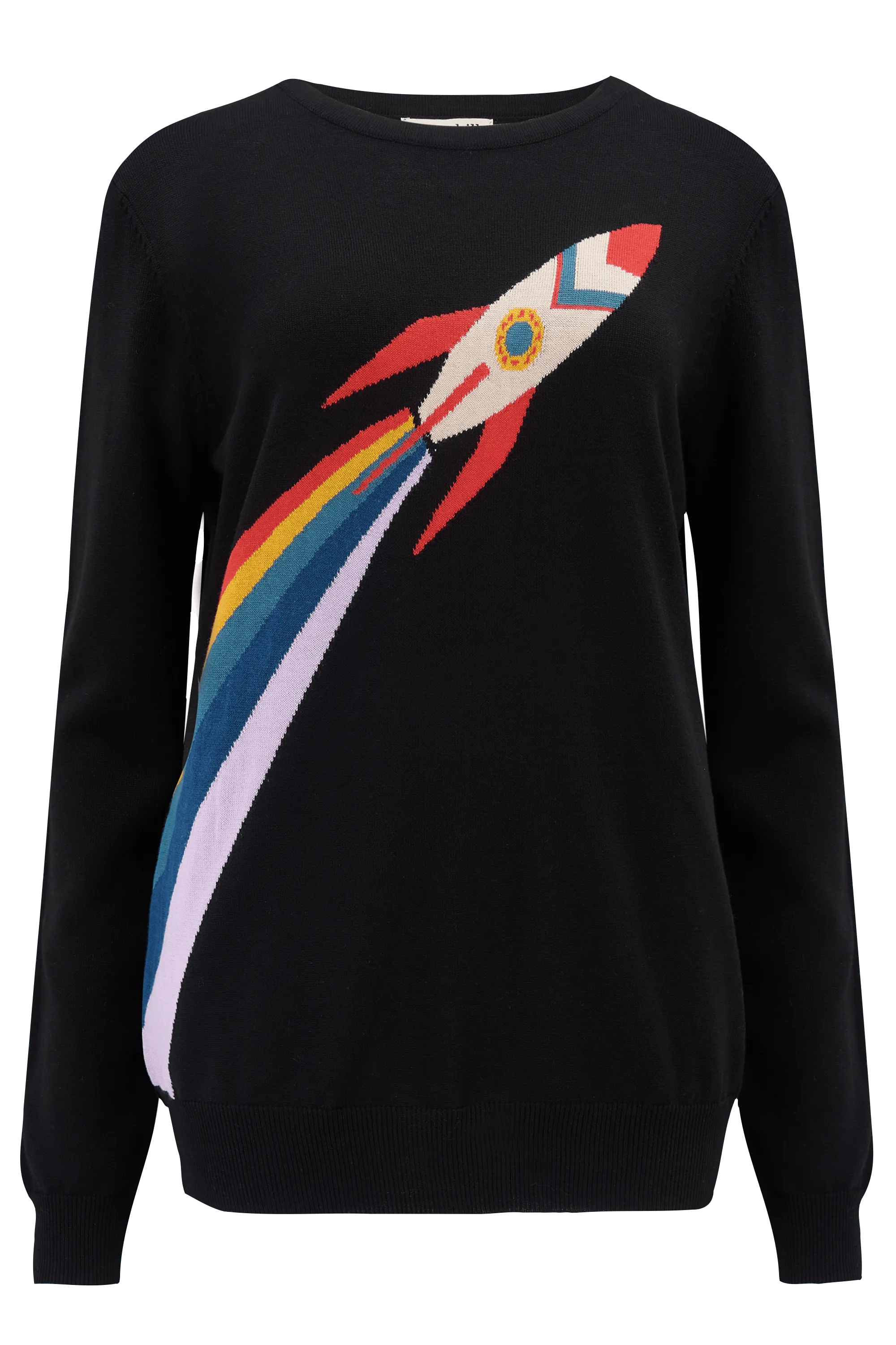 Jersey Rita Negro Retro Rocket - ECRU