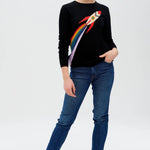 Jersey Rita Negro Retro Rocket - ECRU