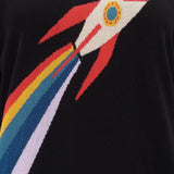 Jersey Rita Negro Retro Rocket - ECRU