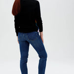 Jersey Rita Negro Retro Rocket - ECRU