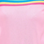 Jersey Rita Pink Rainbow Split - ECRU