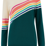 Jersey Rita Verde azulado, espectro fracturado - ECRU