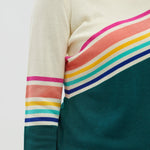 Jersey Rita Verde azulado, espectro fracturado - ECRU