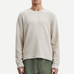 Jersey Samsøe Samsøe Derek Crew Neck 10490 Oatmeal - ECRU