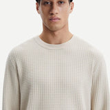 Jersey Samsøe Samsøe Derek Crew Neck 10490 Oatmeal - ECRU