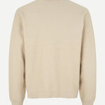 Jersey Samsøe Samsøe Derek Crew Neck 10490 Oatmeal - ECRU