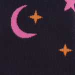 Jersey Stacey Azul marino, estrellas y lunas - ECRU