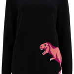 Jersey Stacey Negro T-rex Pop - ECRU