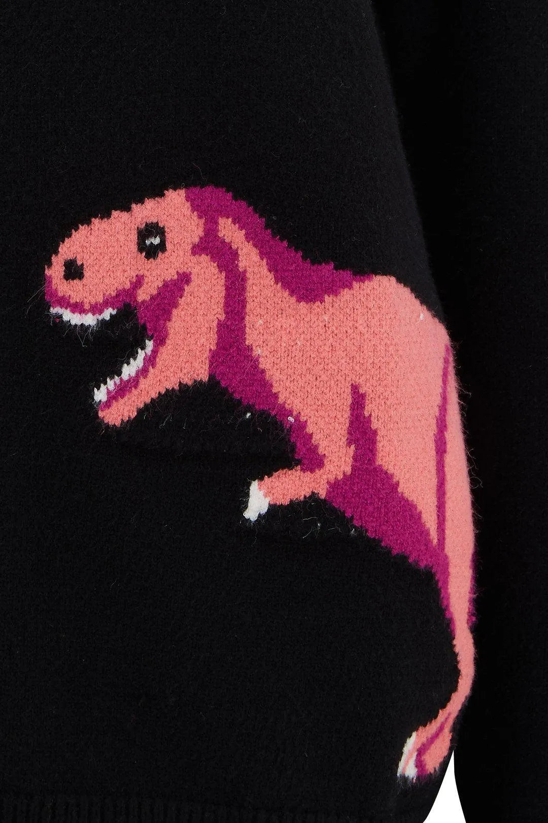 Jersey Stacey Negro T-rex Pop - ECRU