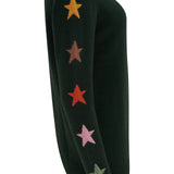 Jersey Stacey Verde, mangas de estrella otoñal - ECRU