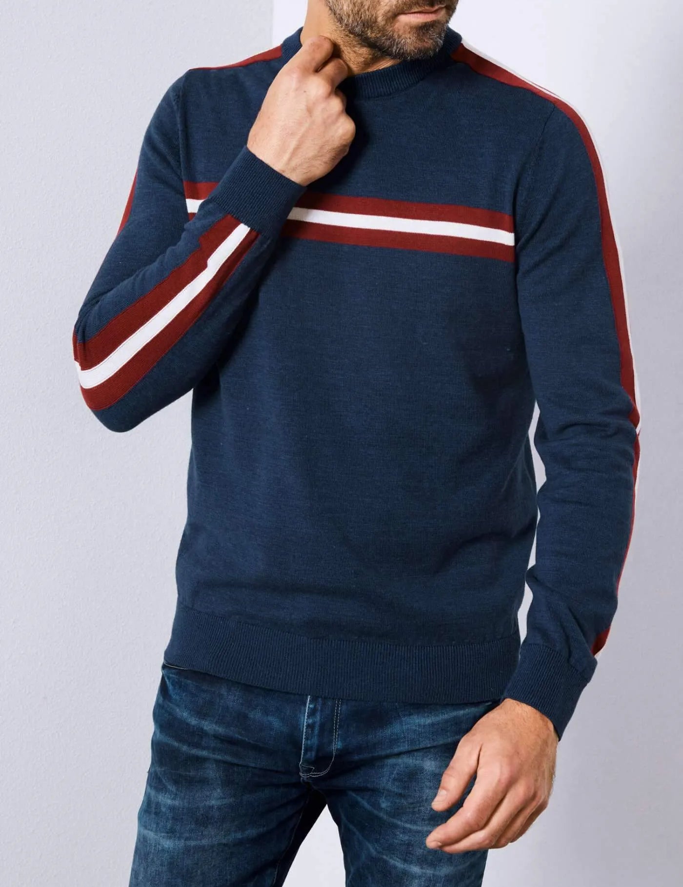 Jersey Striped - ECRU