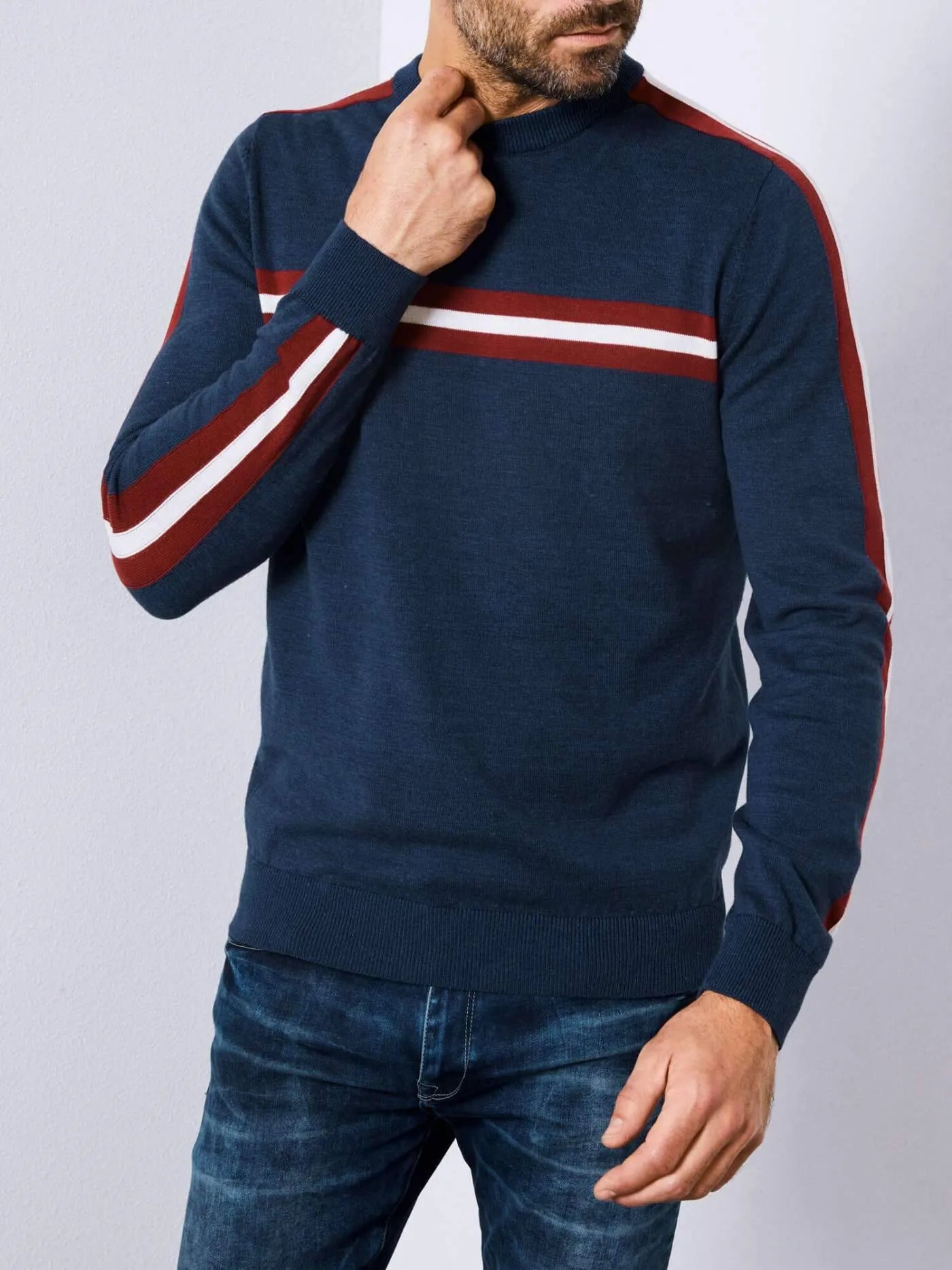 Jersey Striped - ECRU