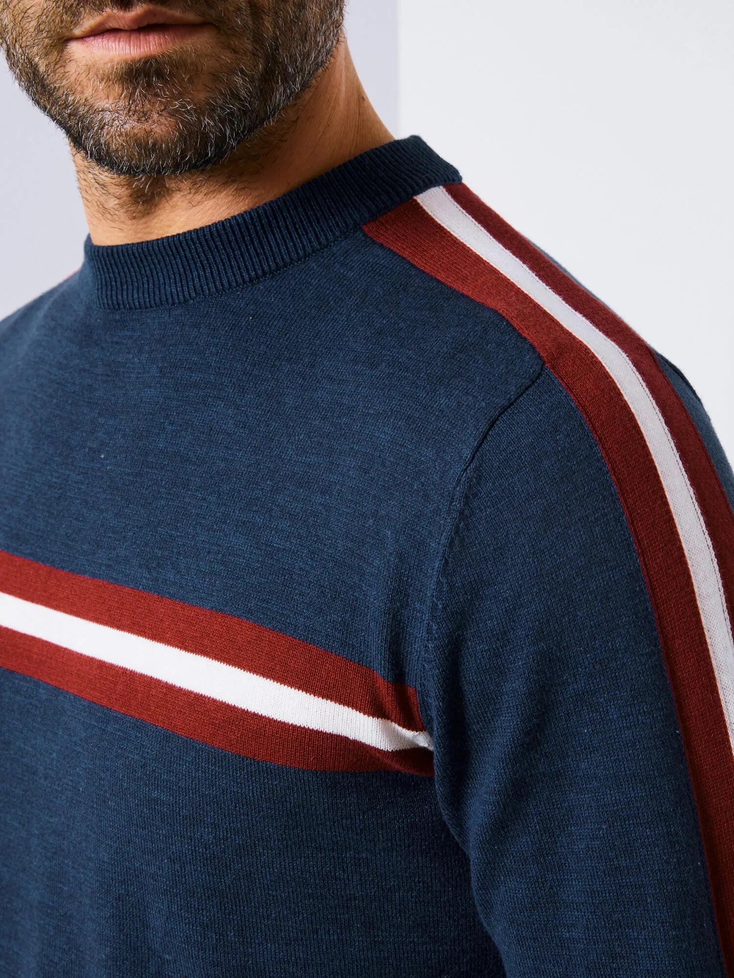 Jersey Striped - ECRU