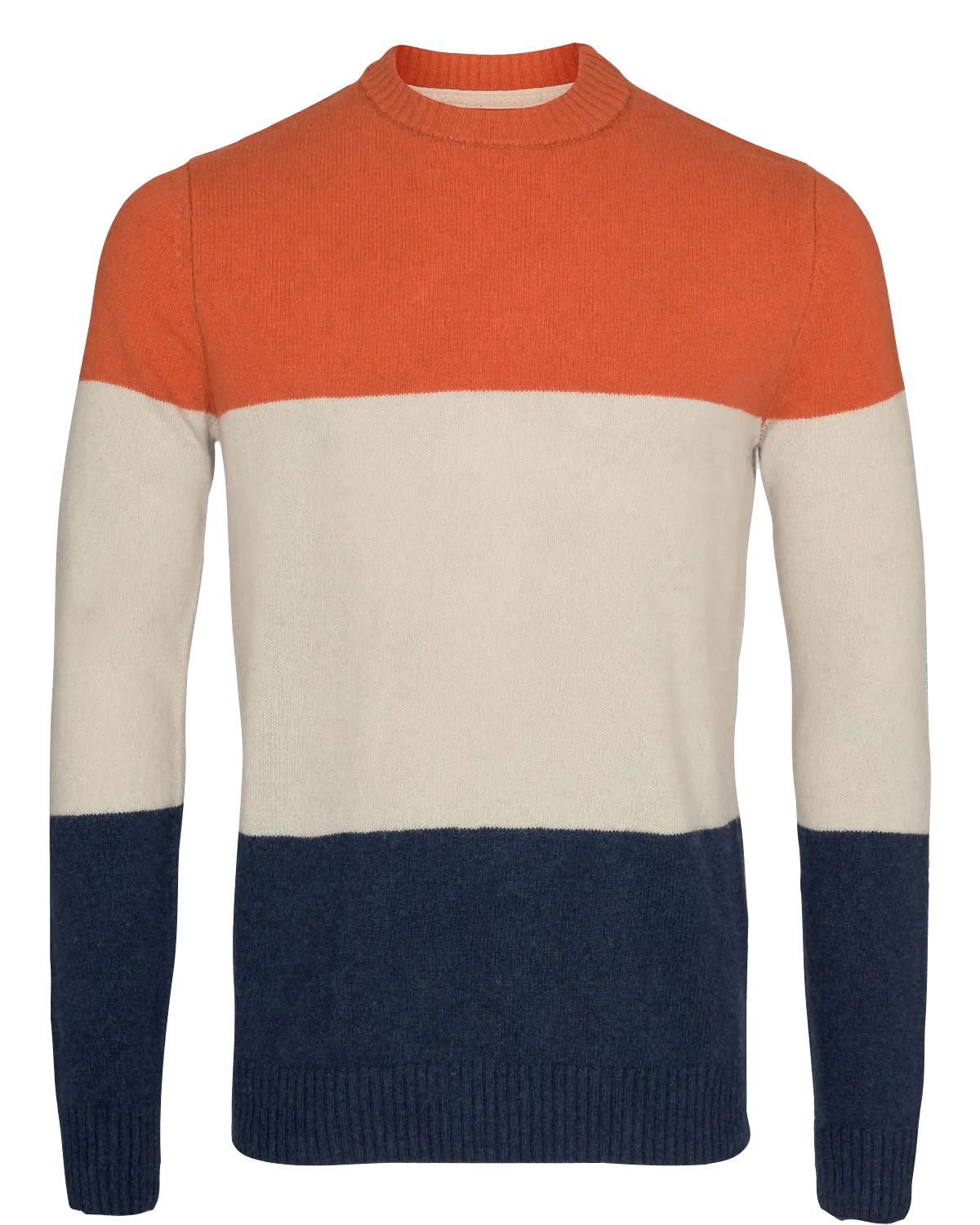 Jersey Sune Lamswool Block - ECRU
