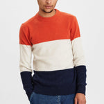 Jersey Sune Lamswool Block - ECRU