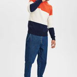 Jersey Sune Lamswool Block - ECRU